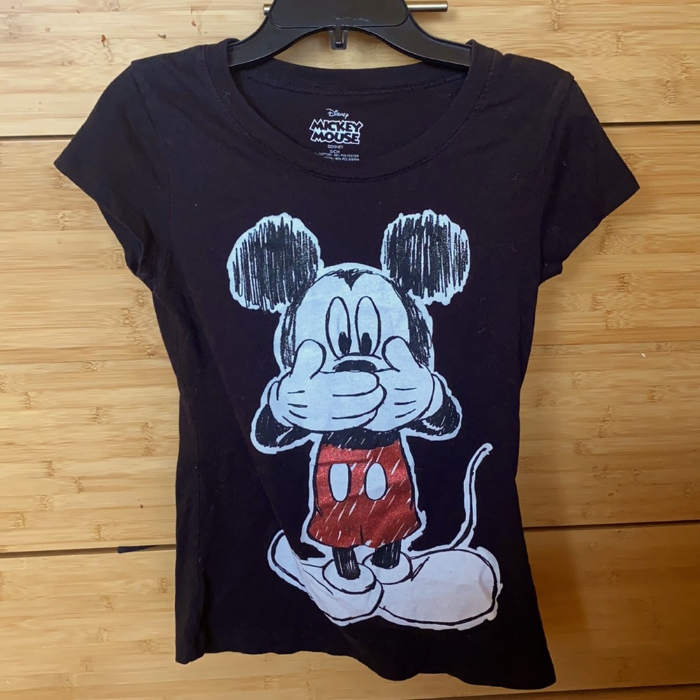 Disney Brand Black Mickey Mouse T-Shirt